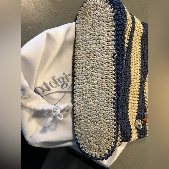 NEW Brighton Straw Stripe Medium Handbag w/o tags - Picture 8 of 10